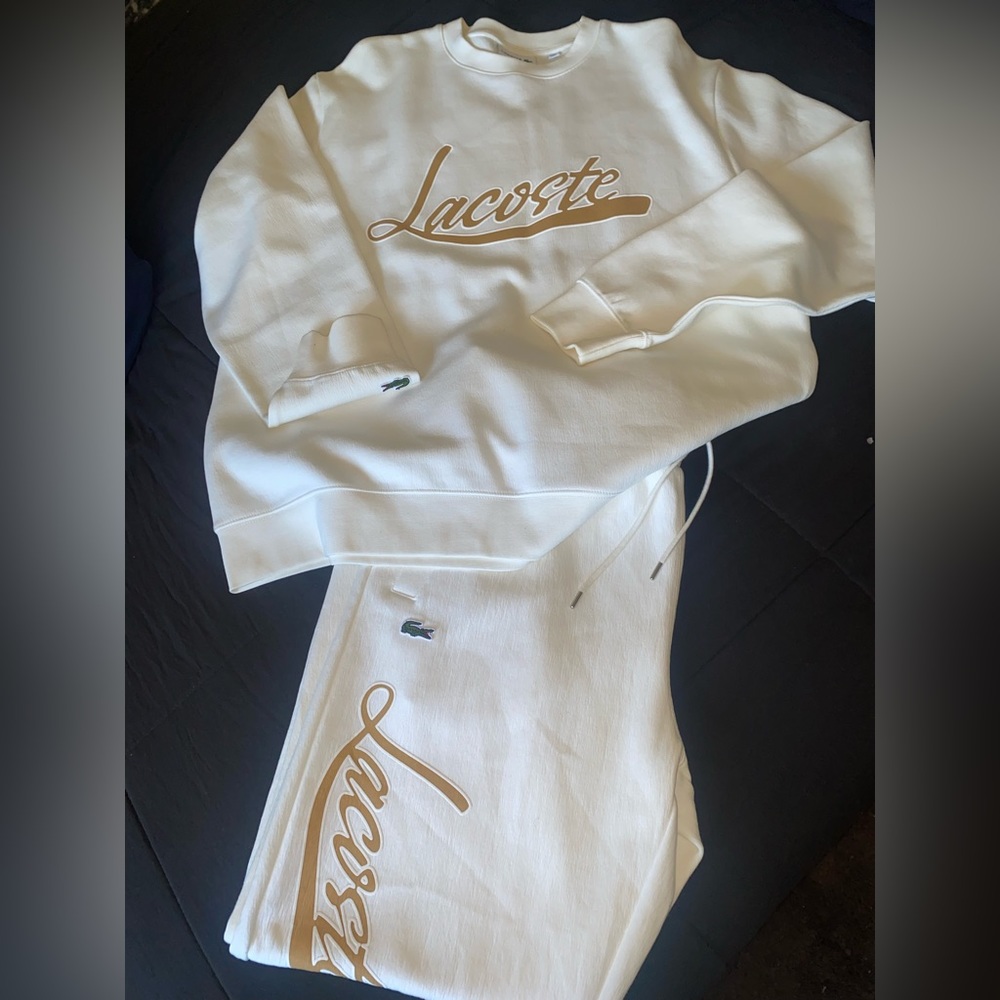 Lacoste sweatsuit 2pc **SOLD**